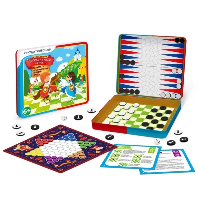 Набор магнитных настольных игр 4 в 1 Magneticus BG-003 03